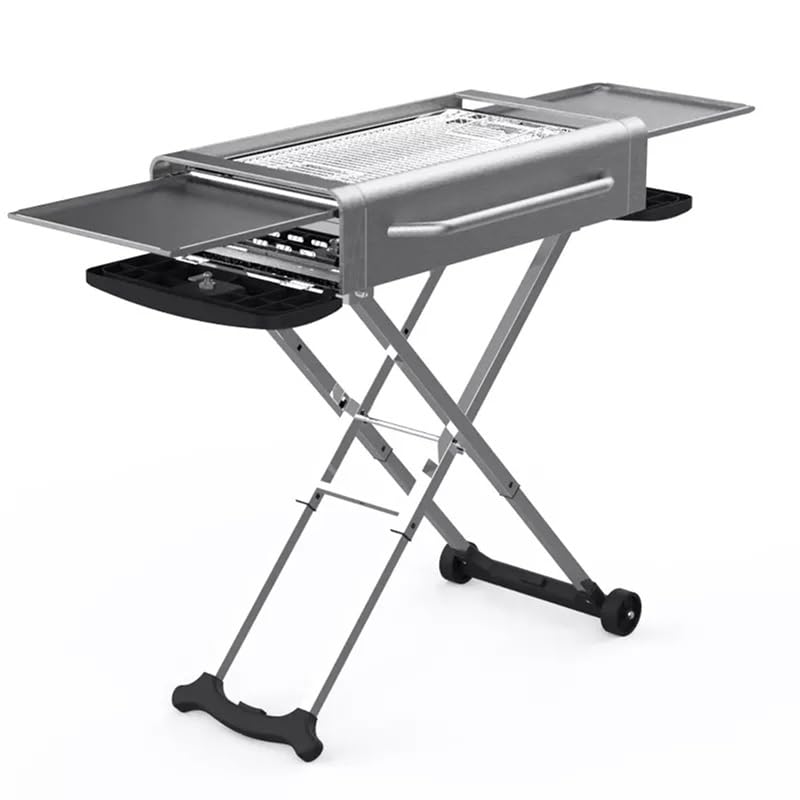Portable Stainless Steel Charcoal Camping Grill