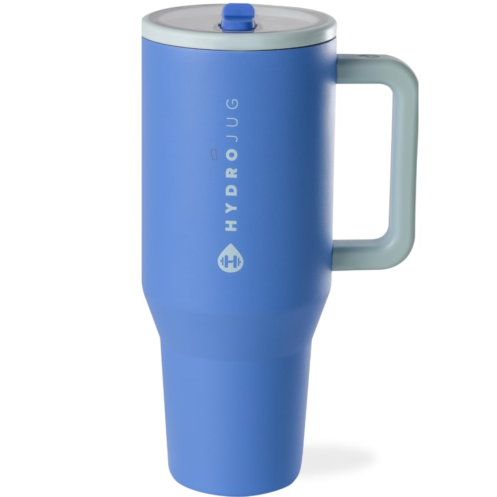 HydroJug Traveler, Insulated Tumbler with Handle & Straw