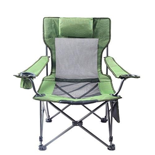 Adjustable Reclining Camping Chair with Headrest
