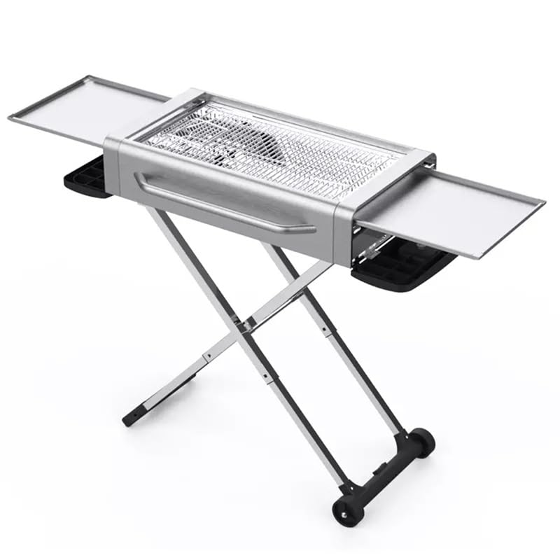 Portable Stainless Steel Charcoal Camping Grill