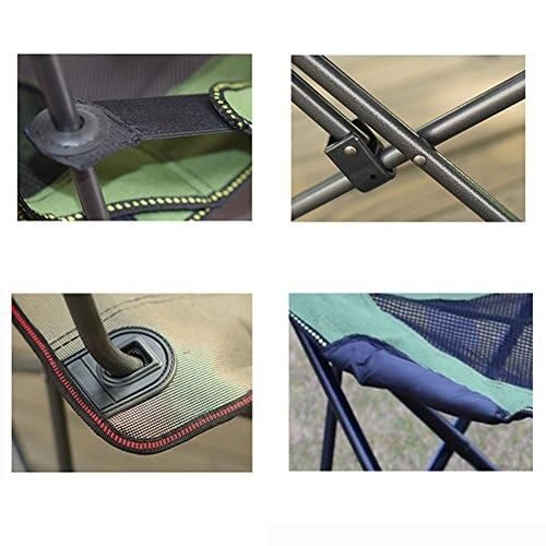 Adjustable Reclining Camping Chair with Headrest