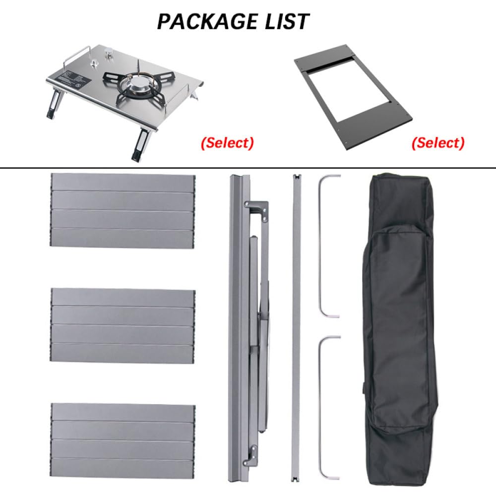 Portable Aluminum Camping Table & Chair Set