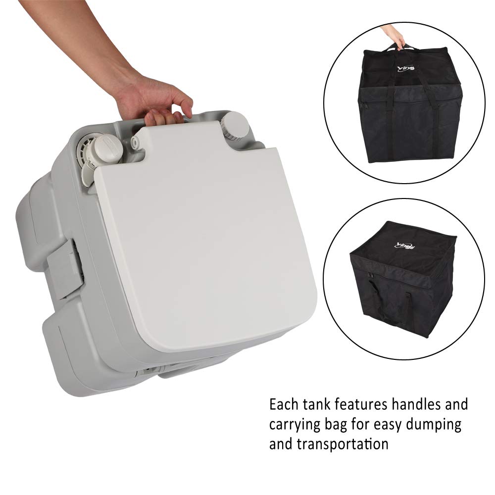 Portable Camping Toilet with Carrying Bag