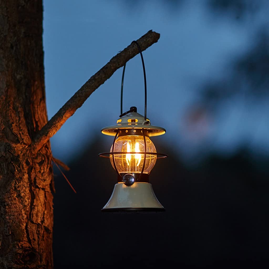 Rechargeable Retro LED Camping Lantern
