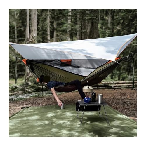 Anti-Rollover Camping Hammock with Mosquito Net