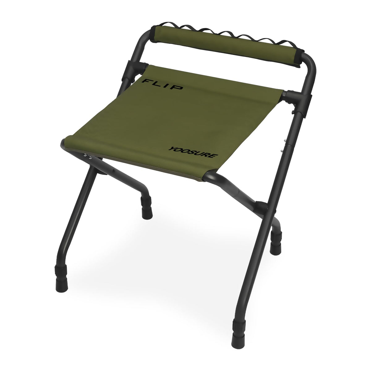 Height Adjustable Tactical Folding Camp Stool