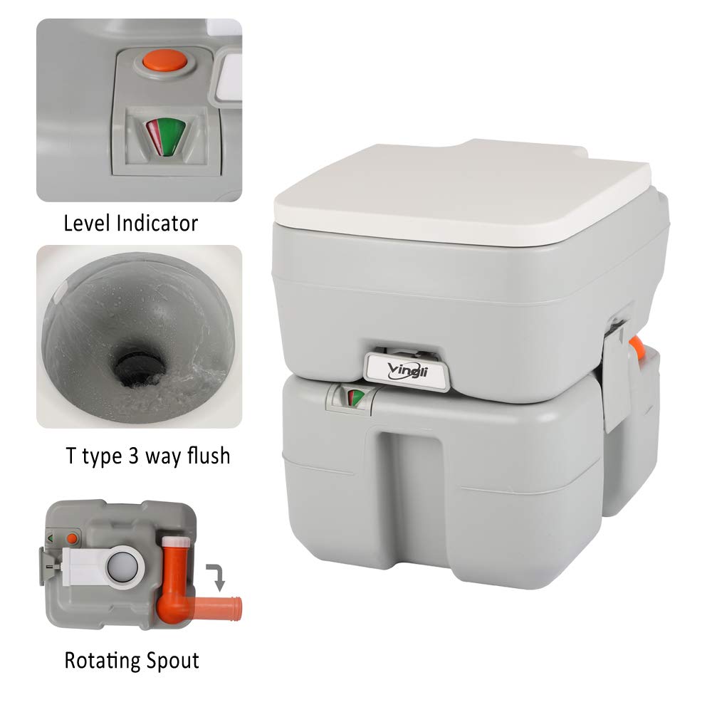 Portable Camping Toilet with Carrying Bag