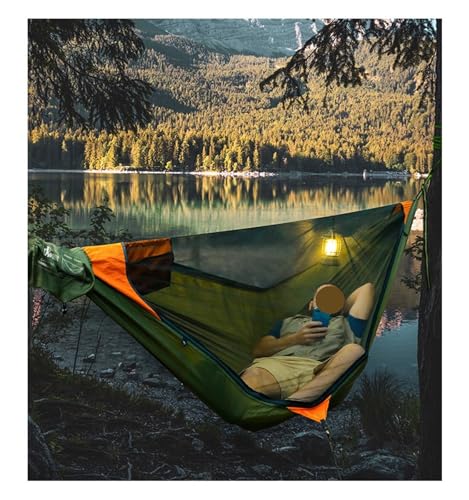 Anti-Rollover Camping Hammock with Mosquito Net