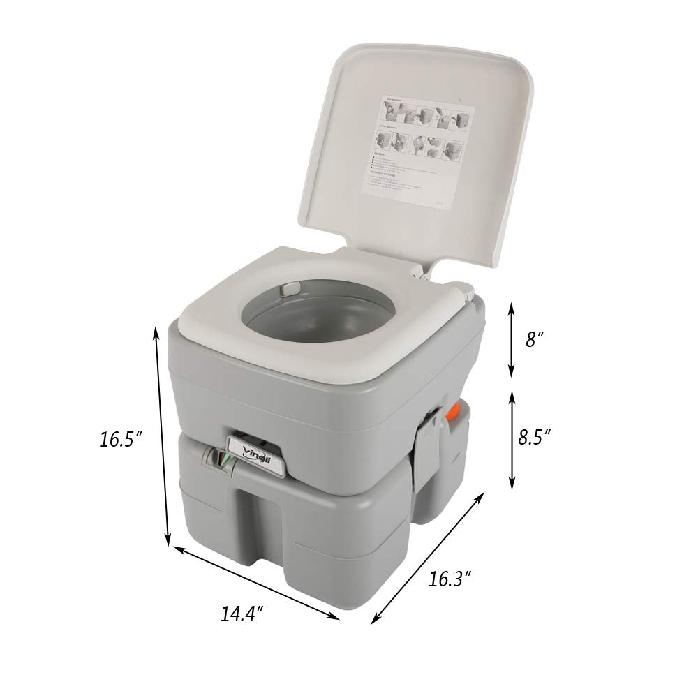 Portable Camping Toilet with Carrying Bag
