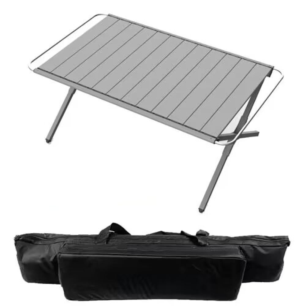 Portable Aluminum Camping Table & Chair Set