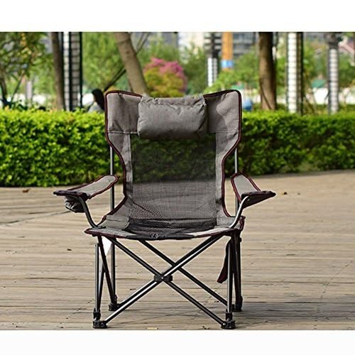 Adjustable Reclining Camping Chair with Headrest