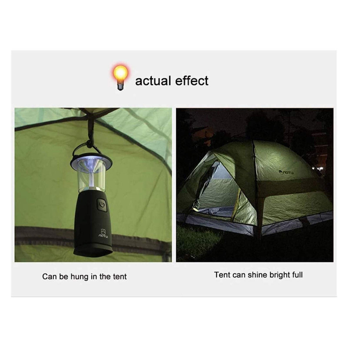 Portable Battery-Powered Camping Lantern