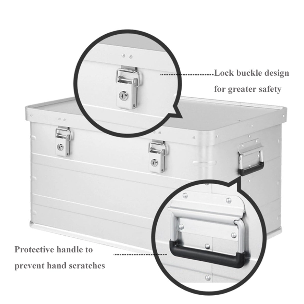 Lockable Aluminum Camping Storage Box