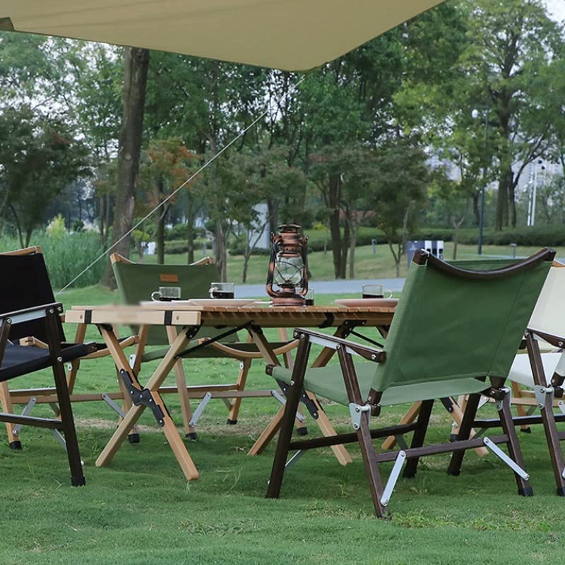 Portable Walnut Folding Camping Table
