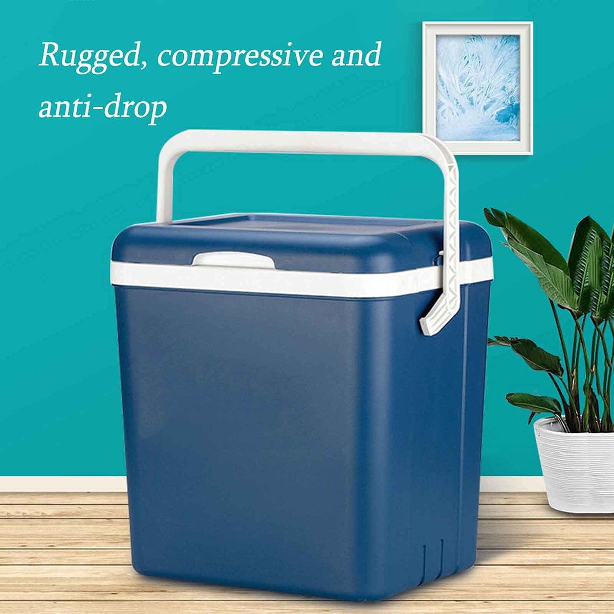 Portable Insulated Cooler with Wheels