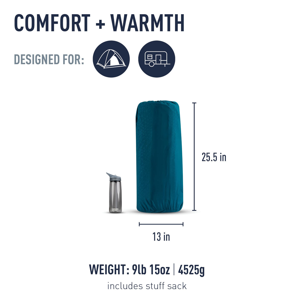 Sea to Summit Comfort Deluxe Self-Inflating Foam Double Sleeping Pad