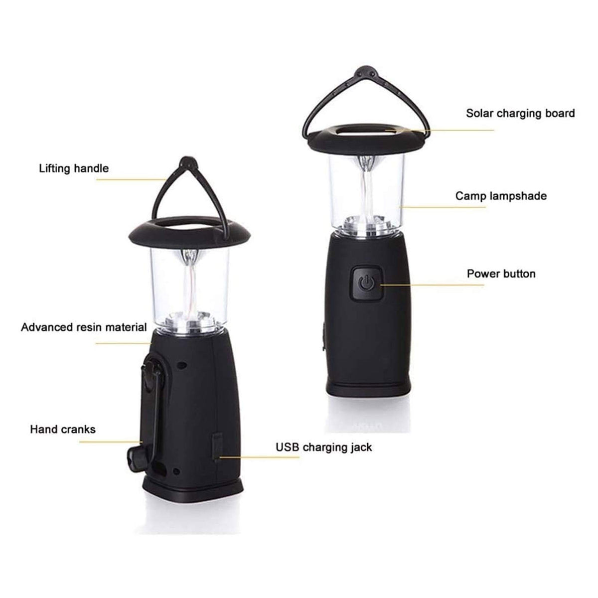 Portable Battery-Powered Camping Lantern