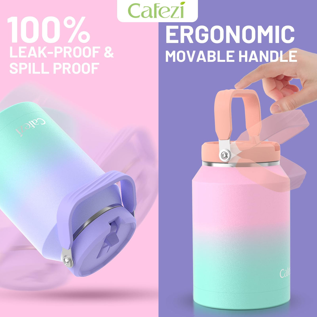 64 oz Insulated Tumbler with 1 Gallon Water Jug