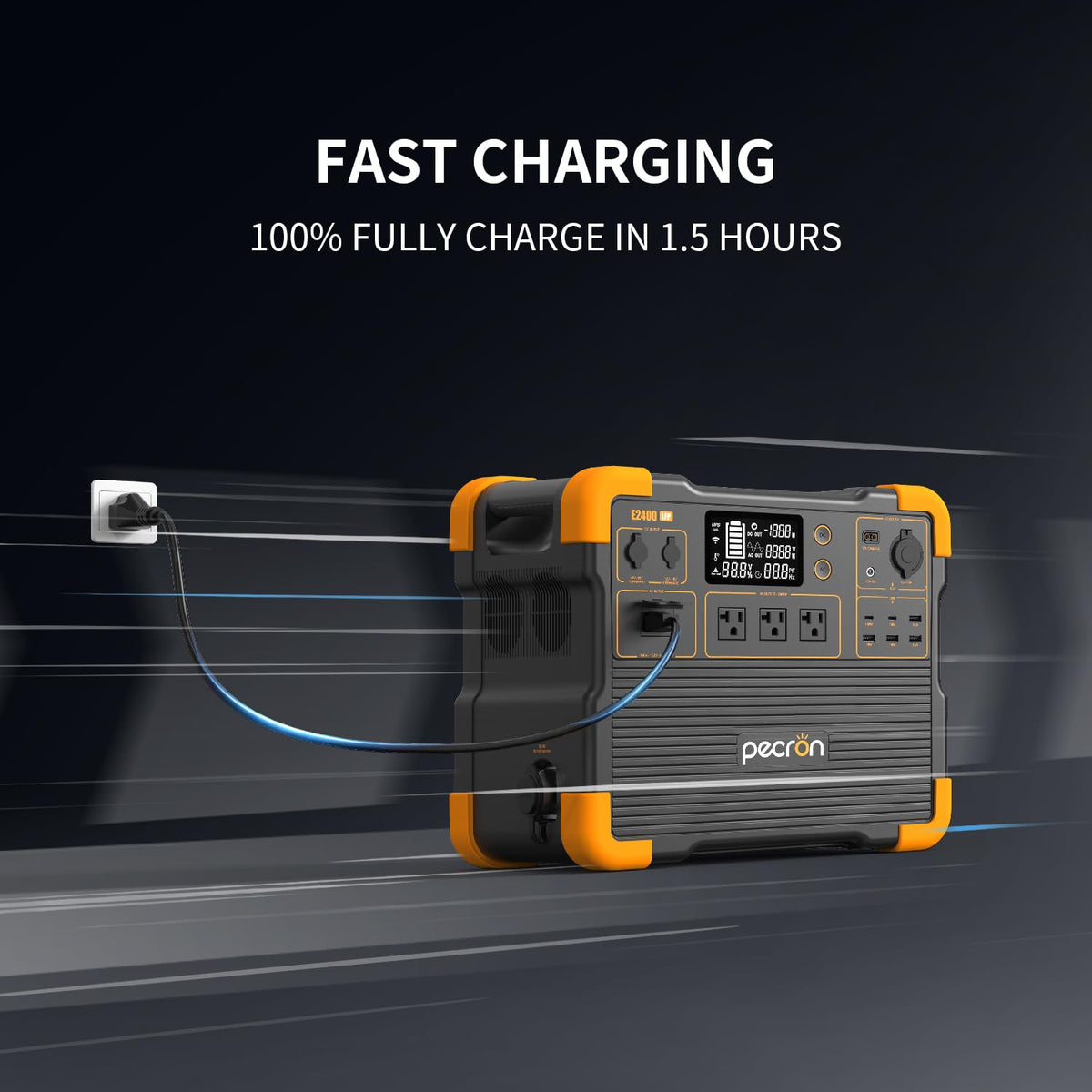 pecron E2400LFP 2048Wh/2400W LiFePO4 Battery