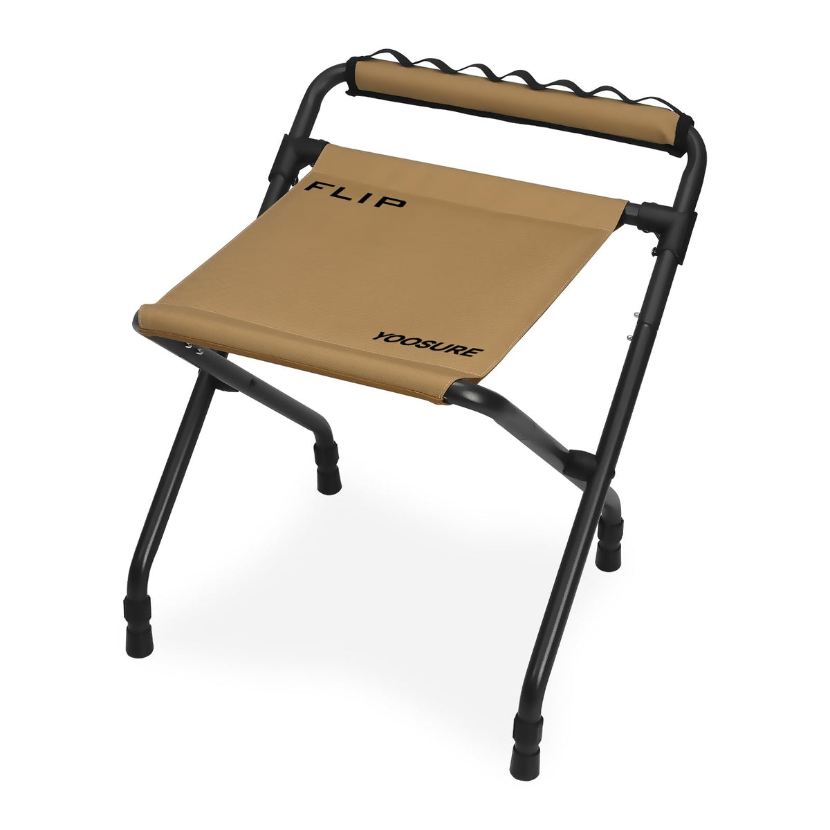 Height Adjustable Tactical Folding Camp Stool