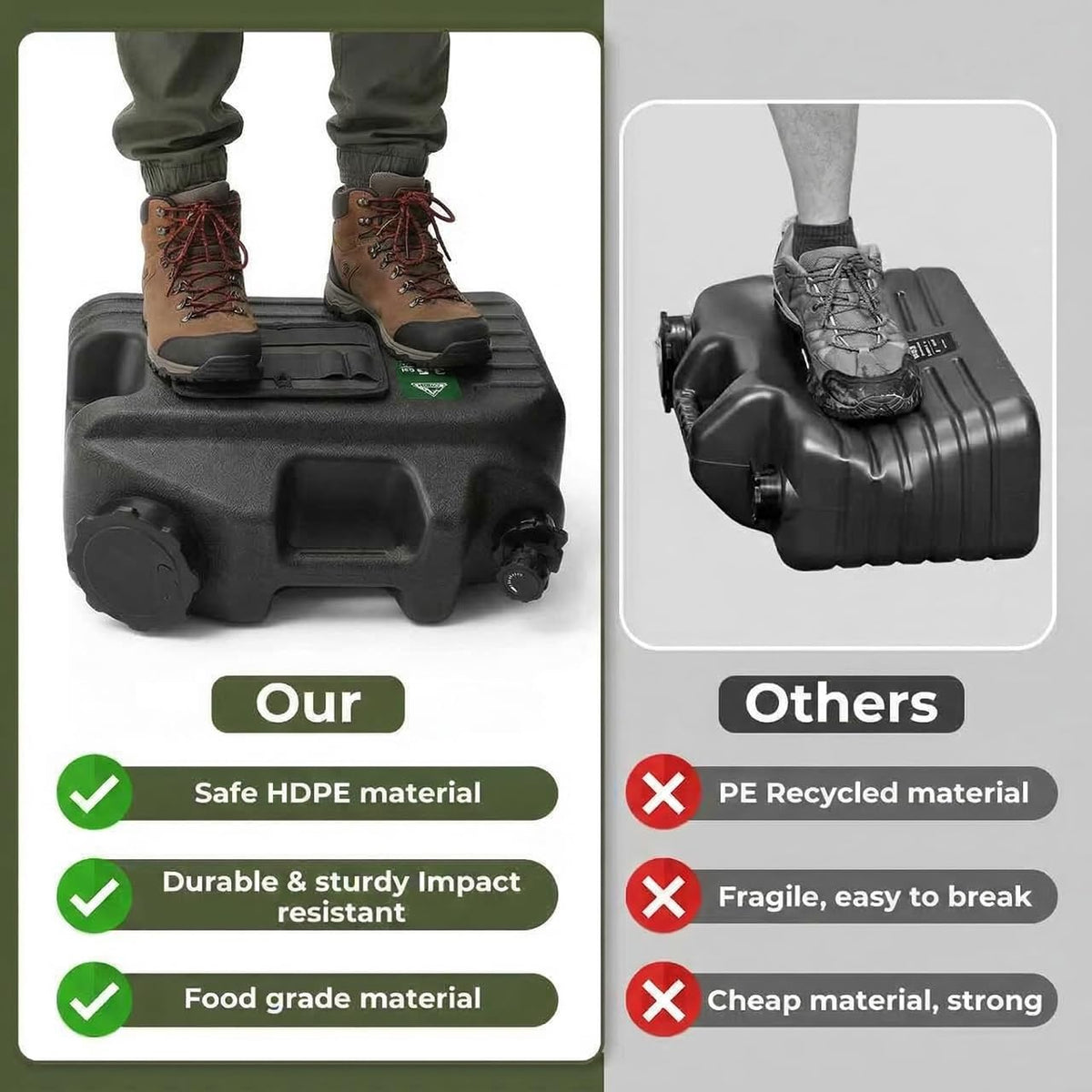 Portable Camping Water Jug with Spigot