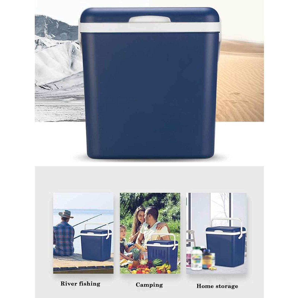 Portable Insulated Cooler with Wheels