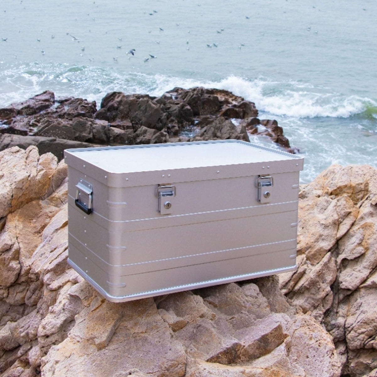 Lockable Aluminum Camping Storage Box