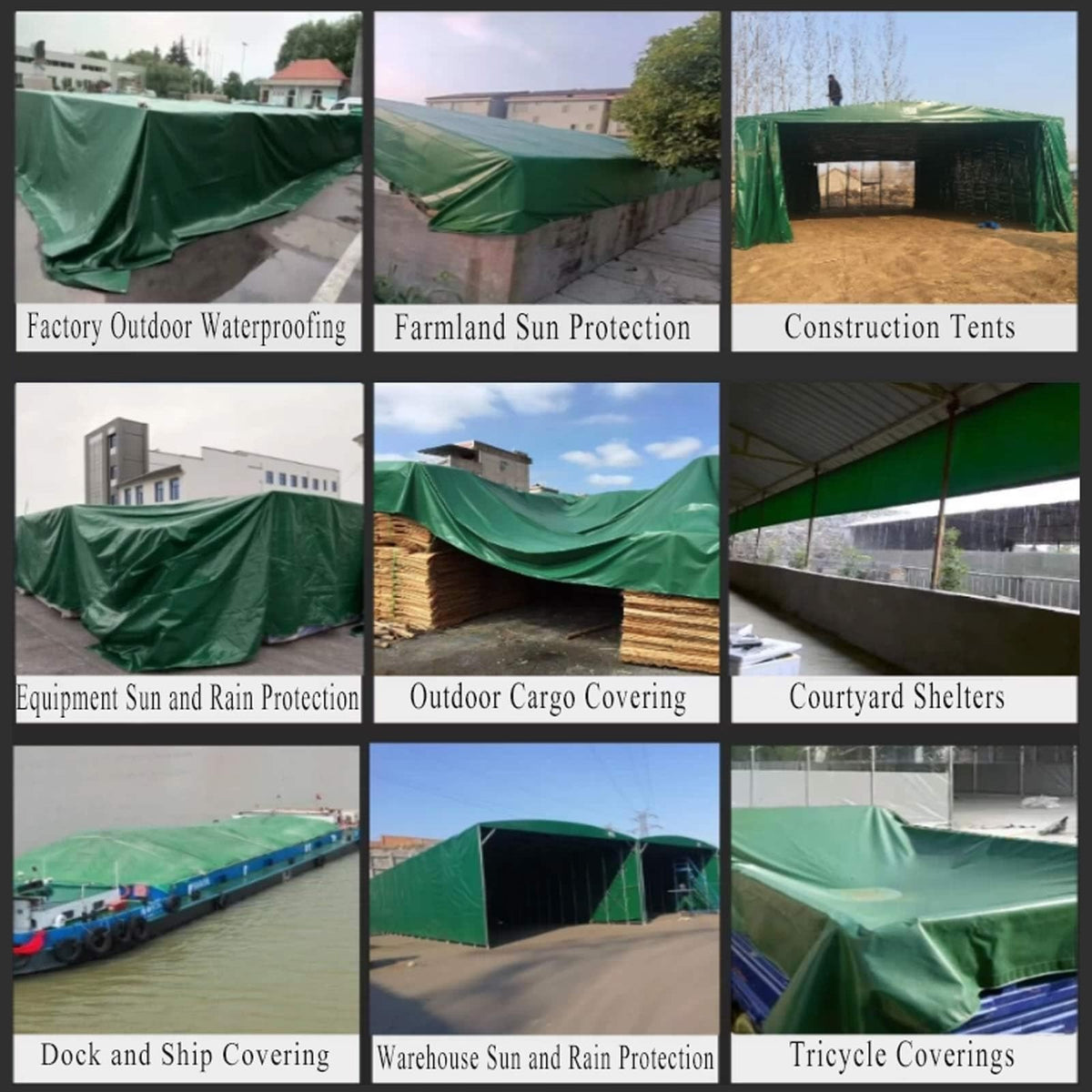Protective Camping Tarp & Sunshade Canopy