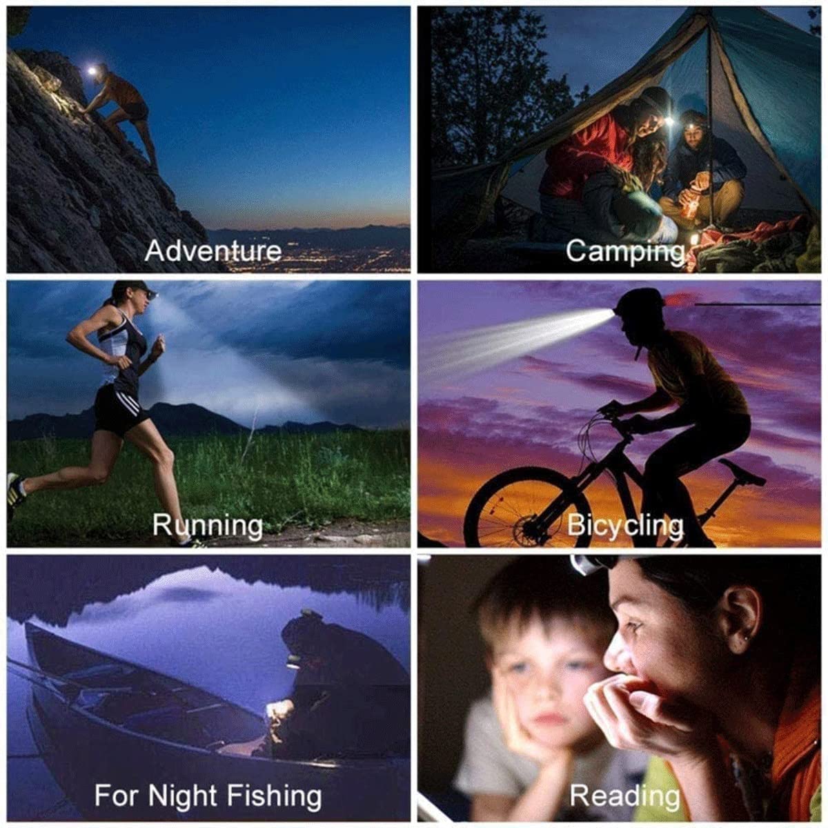Rechargeable Lightweight LED Headlamp