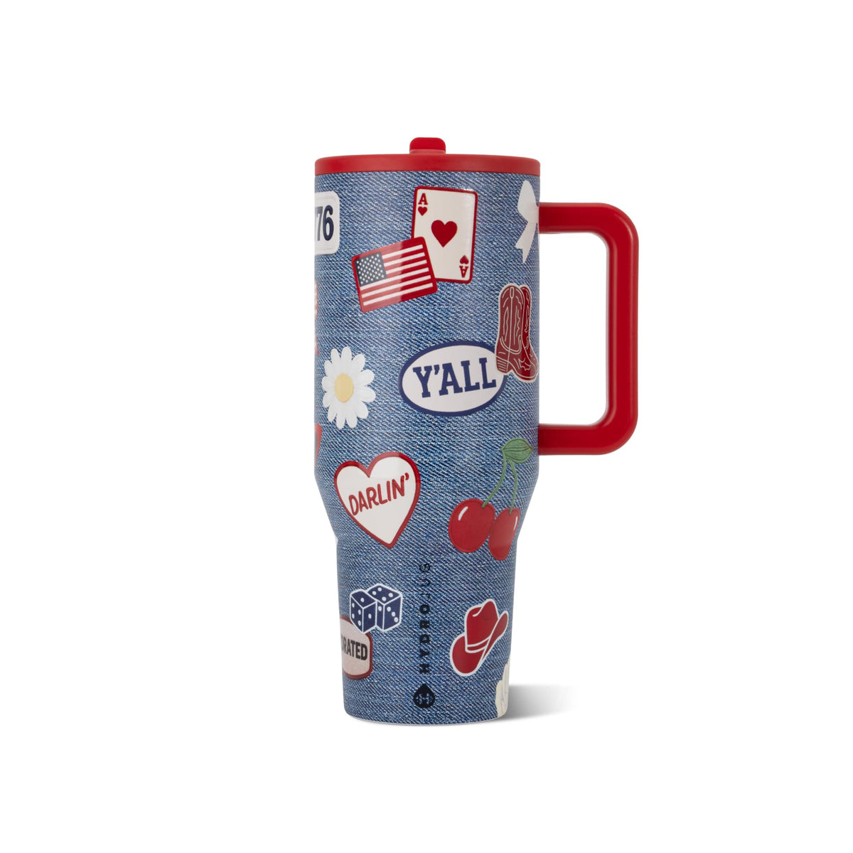 HydroJug Traveler, Insulated Tumbler with Handle & Straw