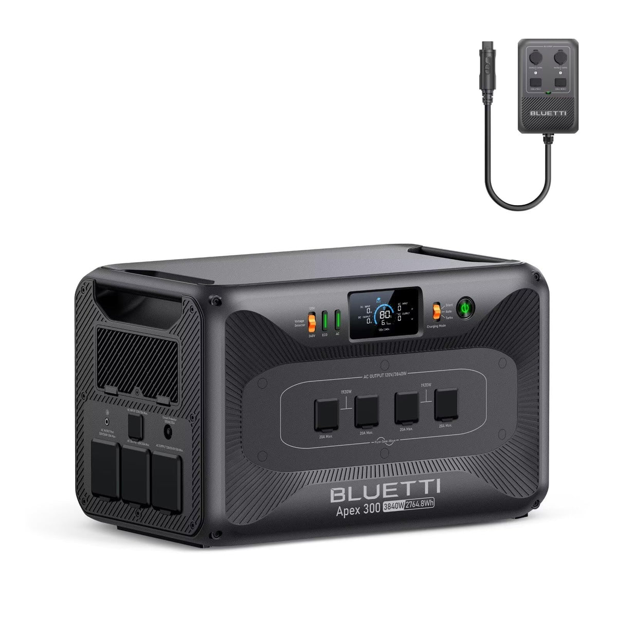 BLUETTI Solar Generator Apex 300, 2764.8Wh LFP Battery Backup