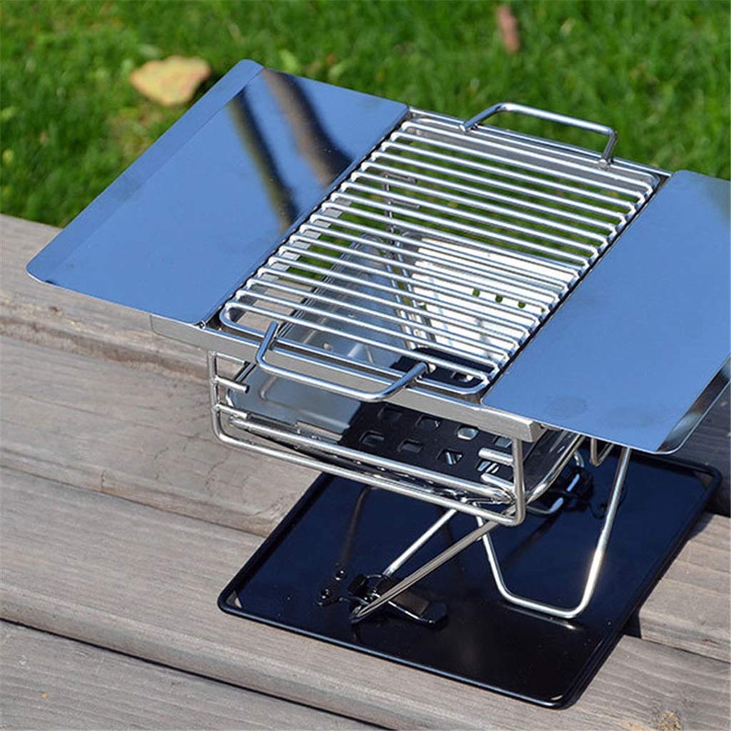 Portable Stainless Steel Folding Charcoal Grill