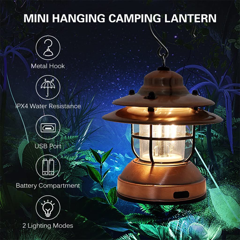 Mini Water-Resistant Camping Lantern
