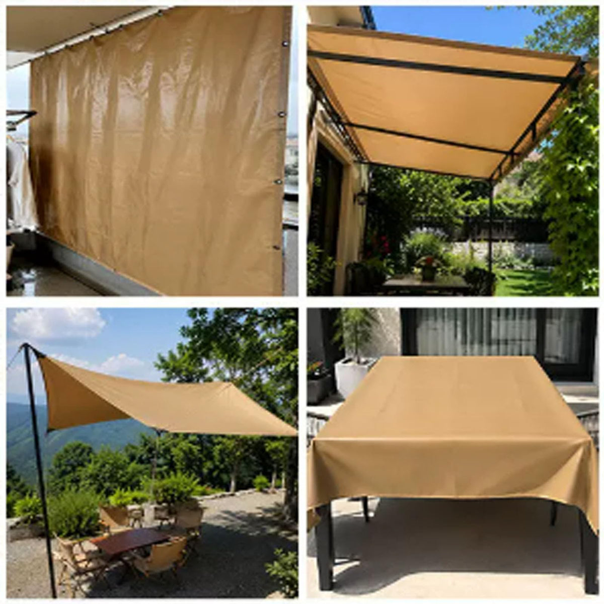 Heavy Duty Waterproof Tarp with Metal Grommets