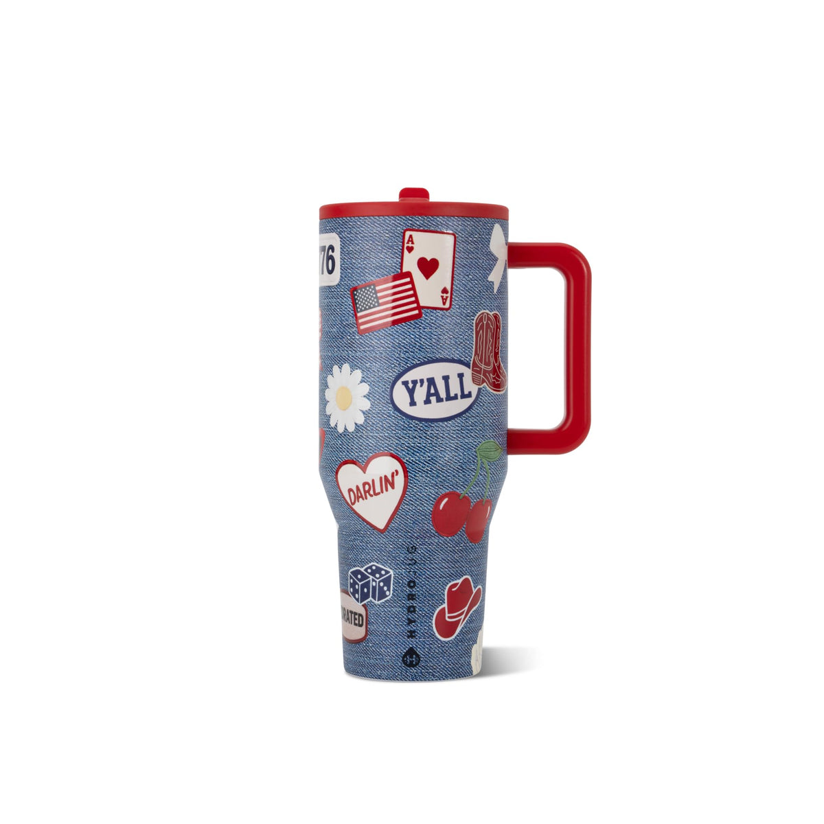 HydroJug Traveler, Insulated Tumbler with Handle & Straw