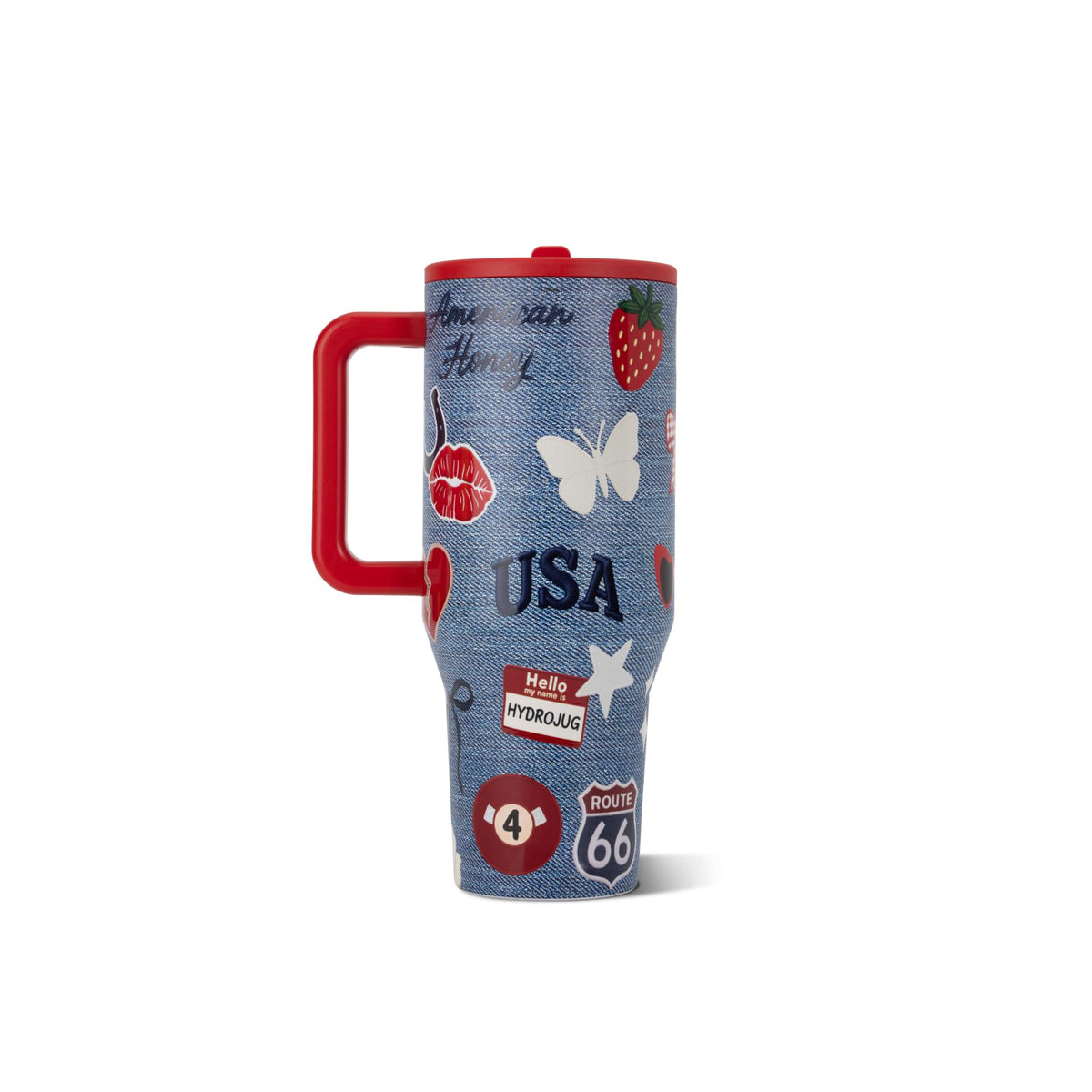 HydroJug Traveler, Insulated Tumbler with Handle & Straw