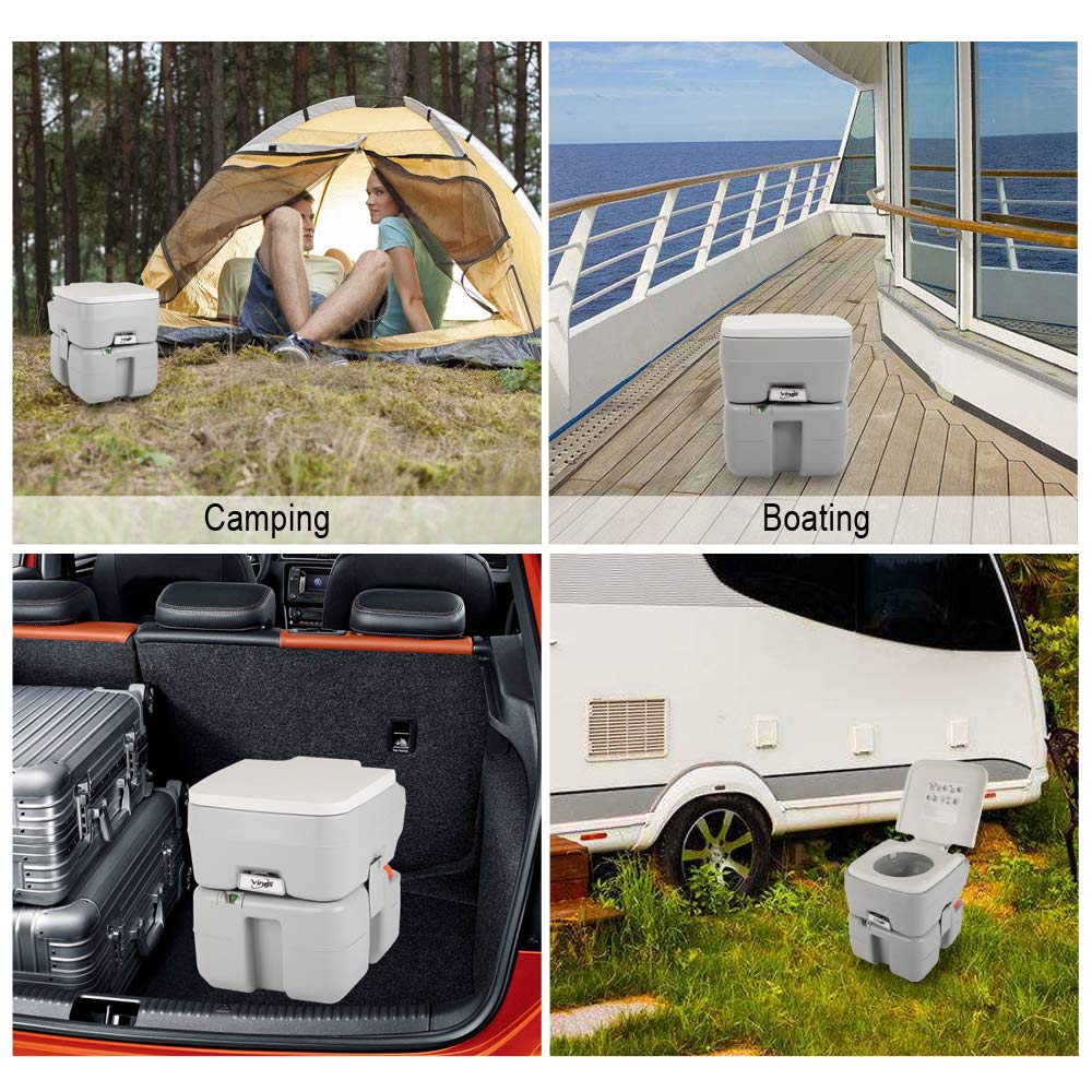 Portable Camping Toilet with Carrying Bag