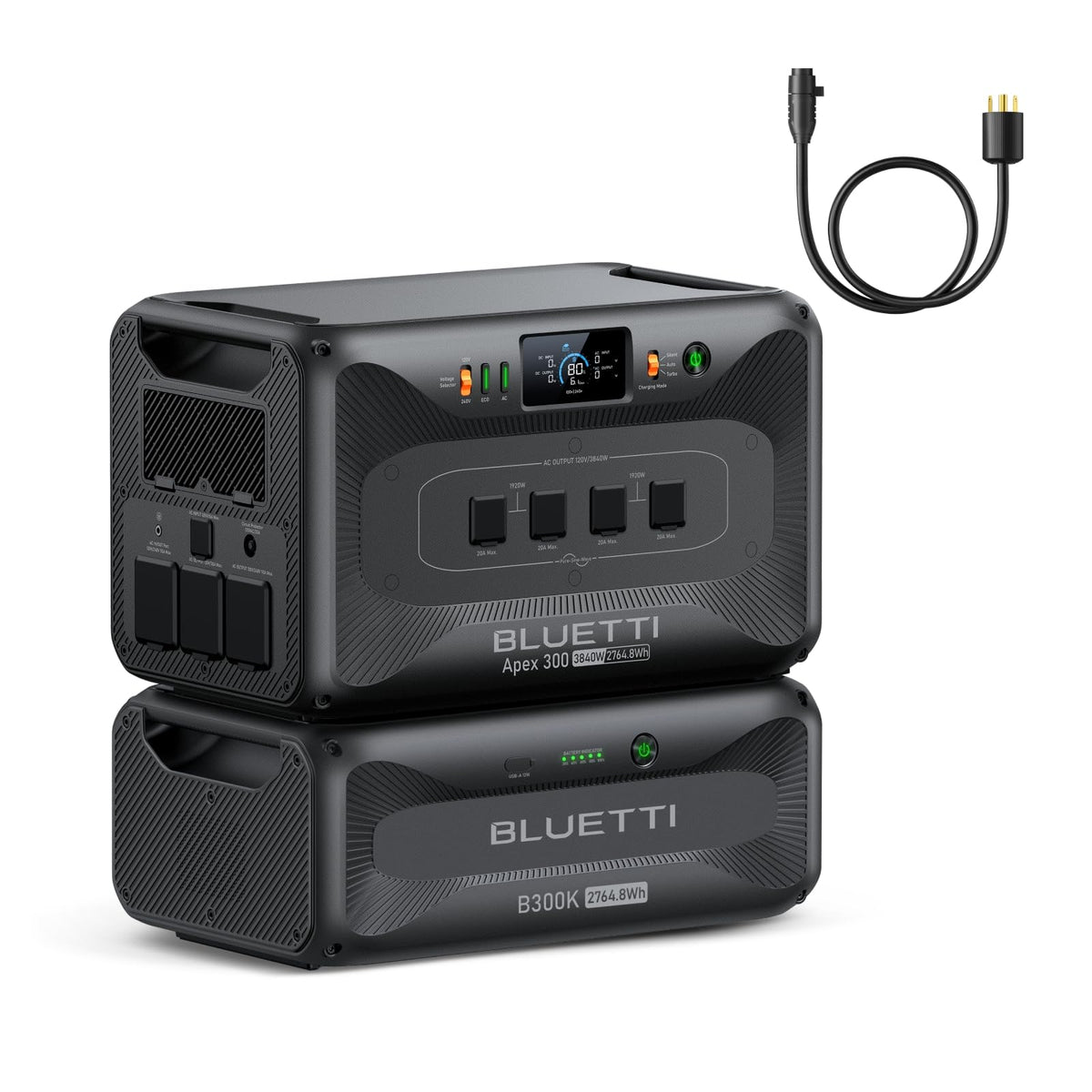 BLUETTI Solar Generator Apex 300, 2764.8Wh LFP Battery Backup