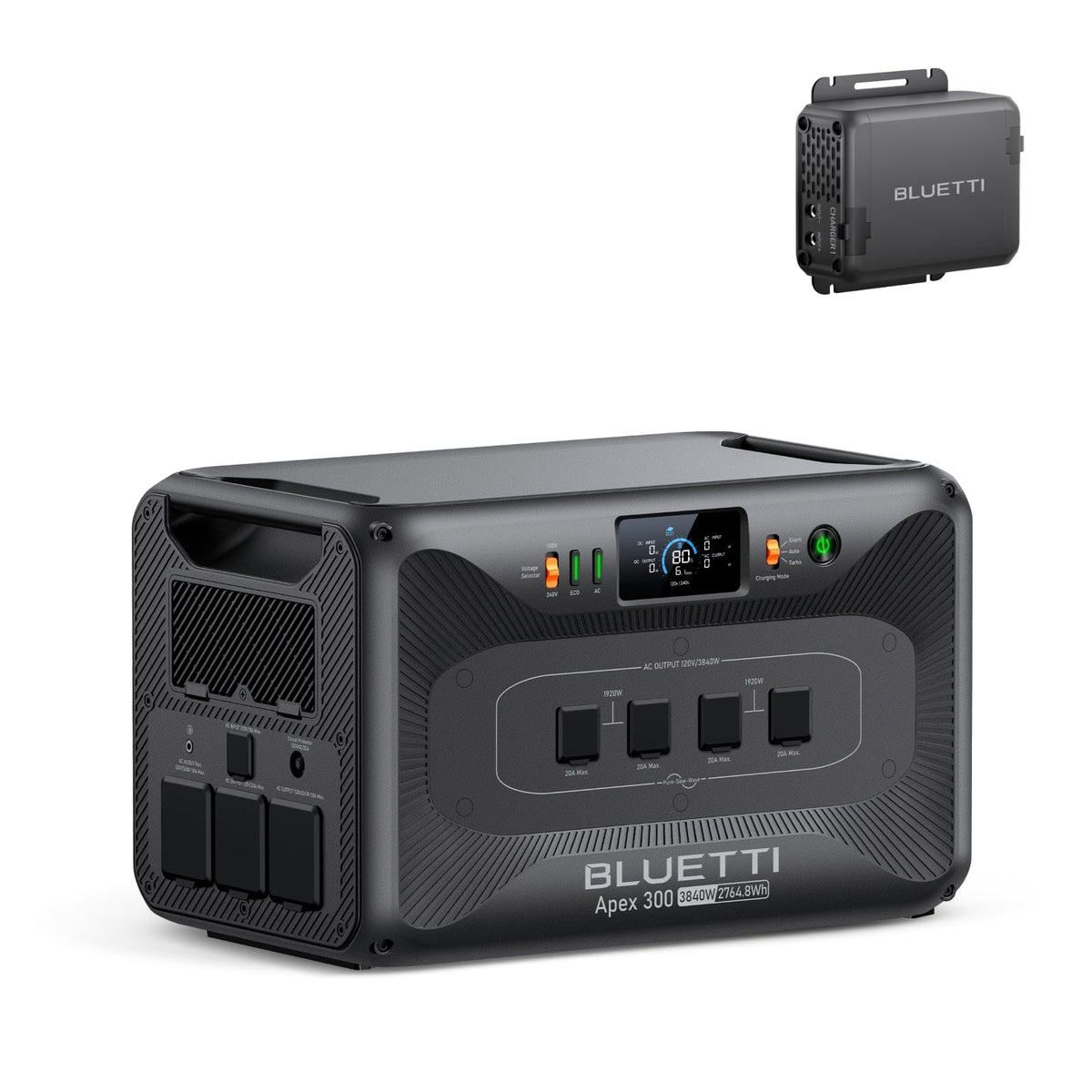 BLUETTI Solar Generator Apex 300, 2764.8Wh LFP Battery Backup