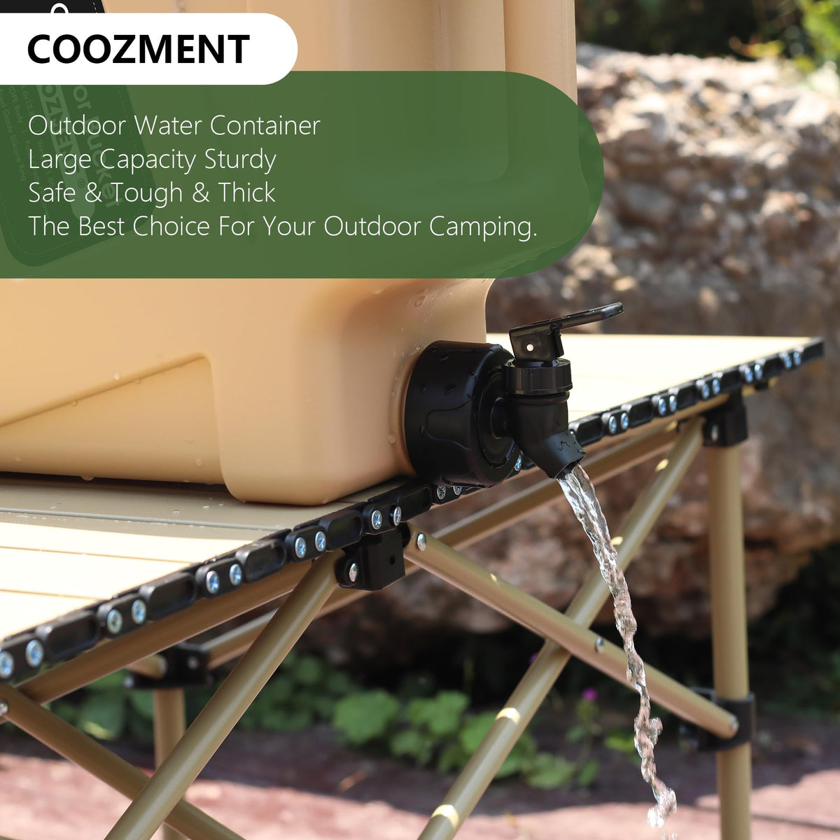 Camping Water Container with Spigot