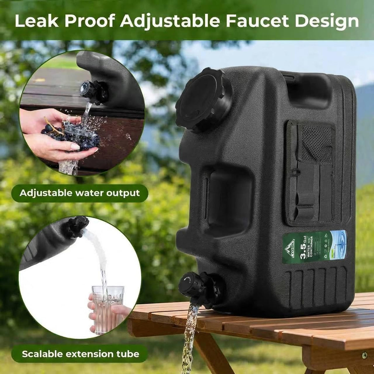Portable Camping Water Jug with Spigot