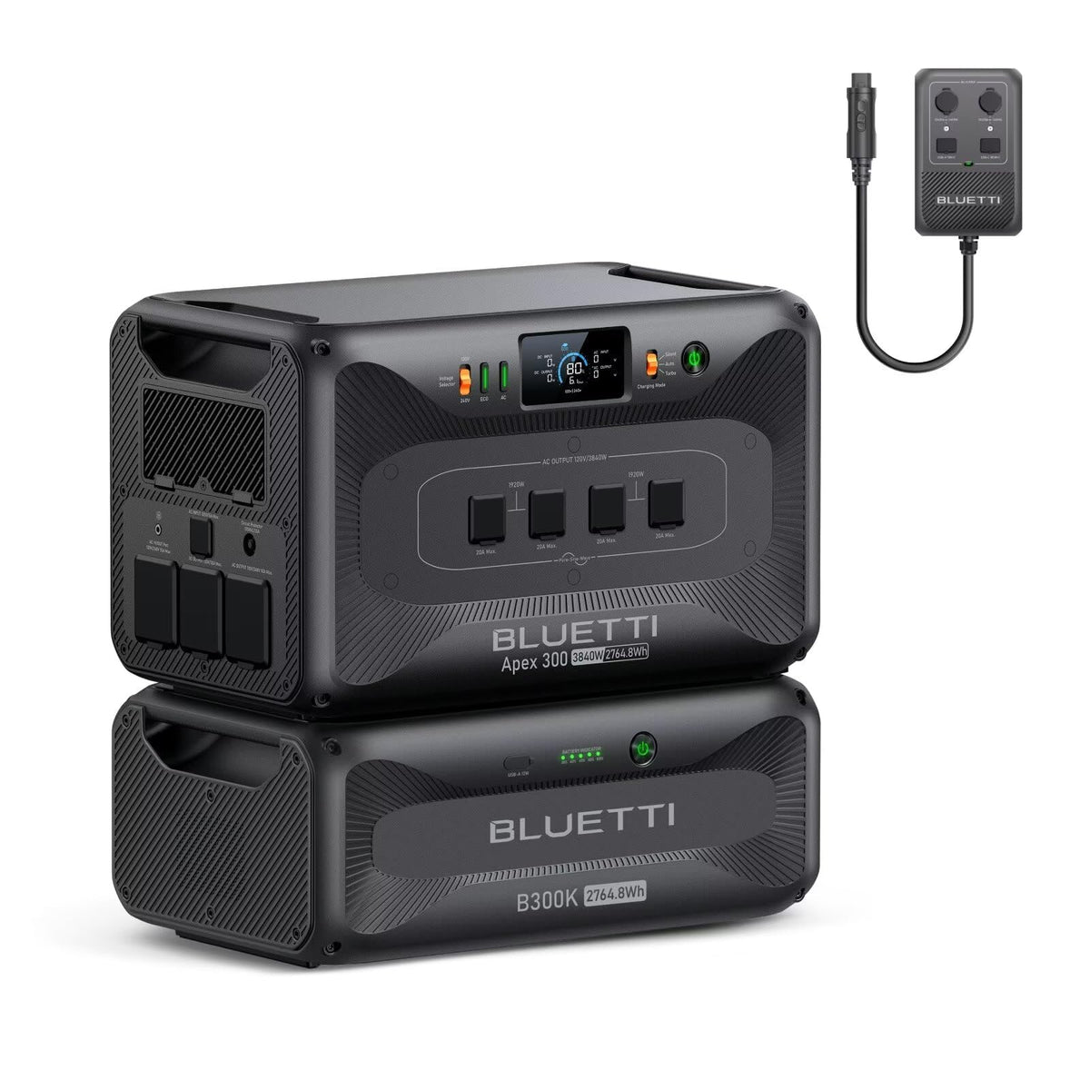 BLUETTI Solar Generator Apex 300, 2764.8Wh LFP Battery Backup