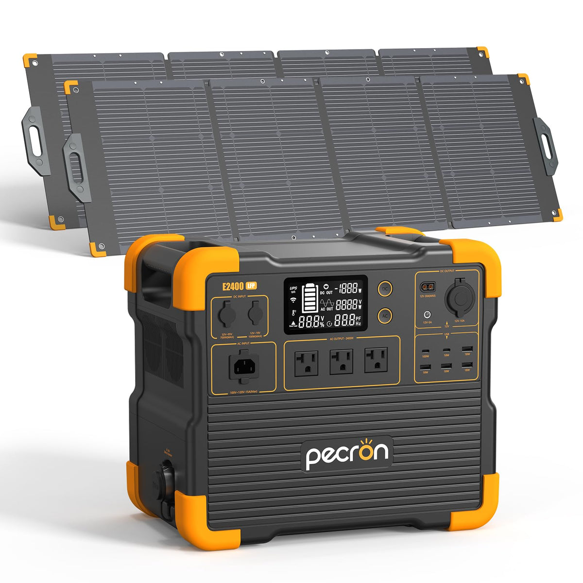 pecron E2400LFP 2048Wh/2400W LiFePO4 Battery