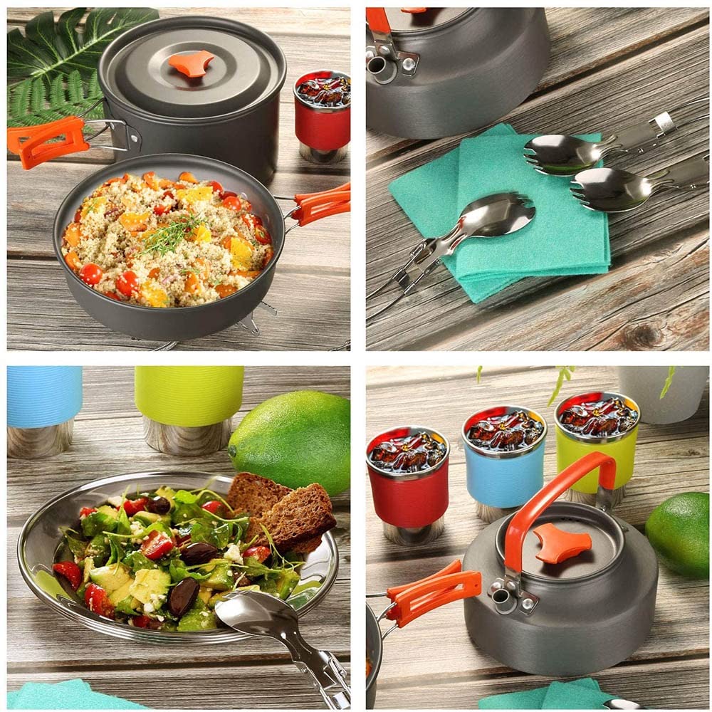 Camping Cookware & Stove Set