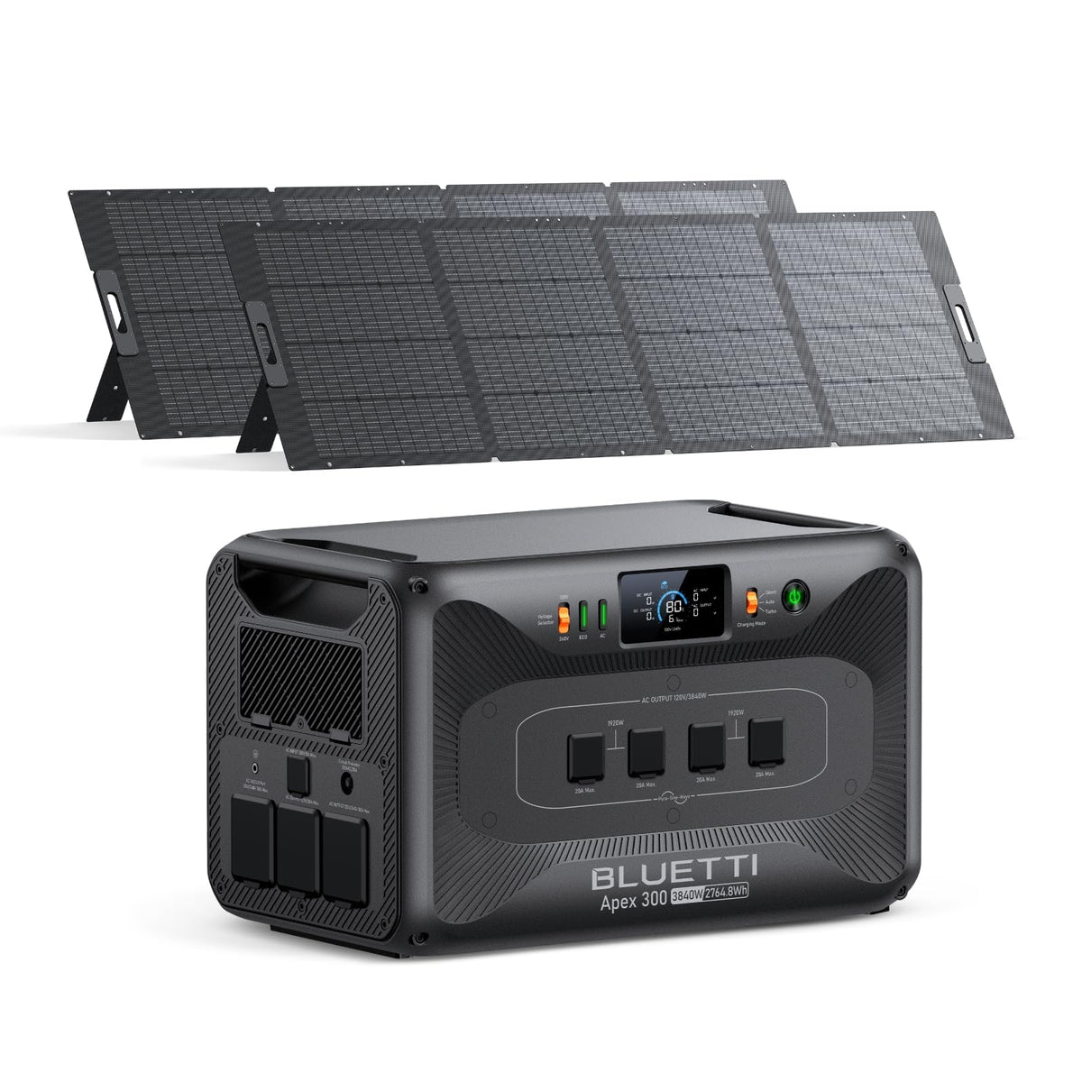 BLUETTI Solar Generator Apex 300, 2764.8Wh LFP Battery Backup