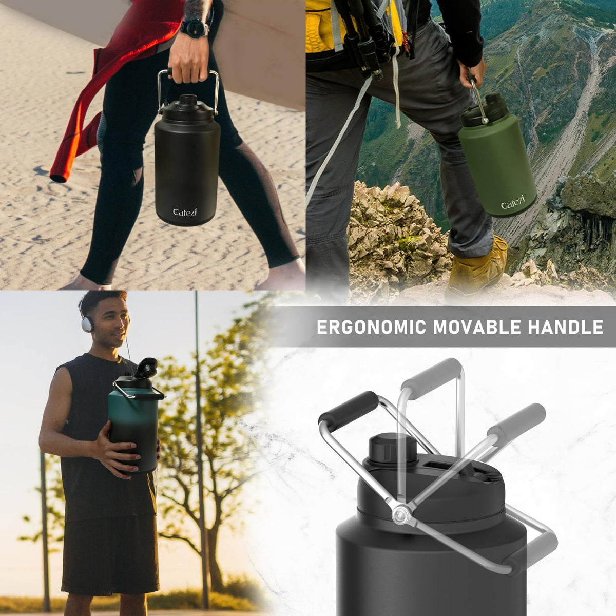 64 oz Insulated Tumbler with 1 Gallon Water Jug