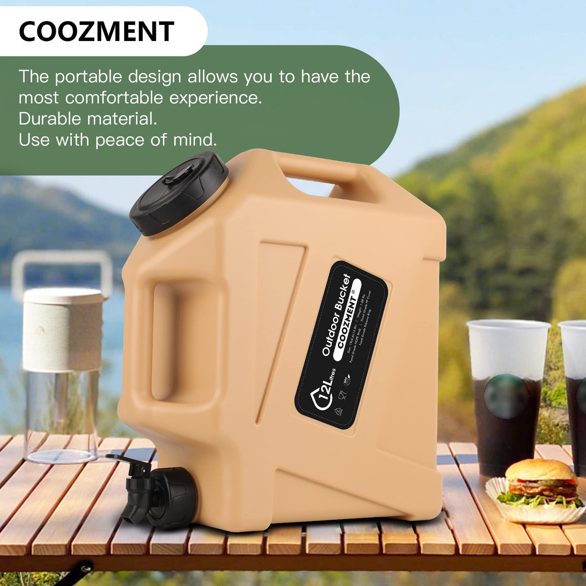 Camping Water Container with Spigot