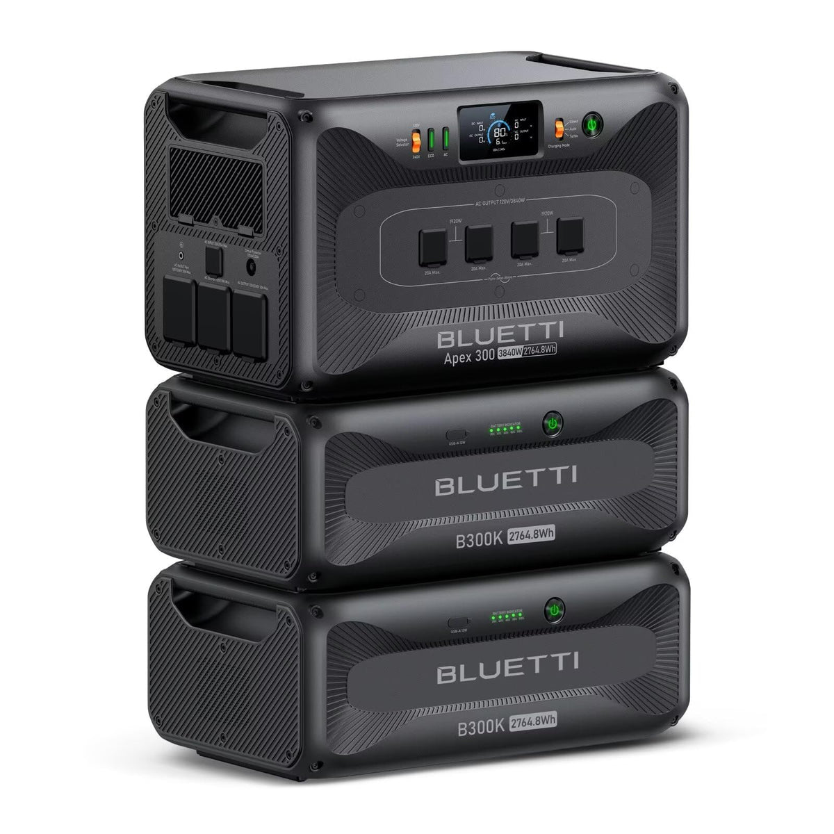 BLUETTI Solar Generator Apex 300, 2764.8Wh LFP Battery Backup