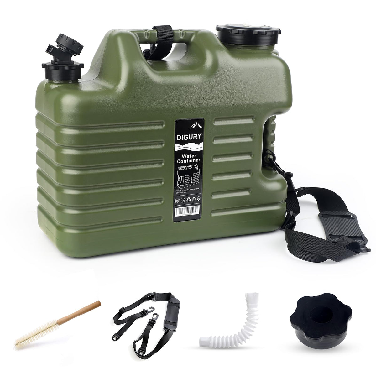 5-Gallon Camping Water Container with Spigot