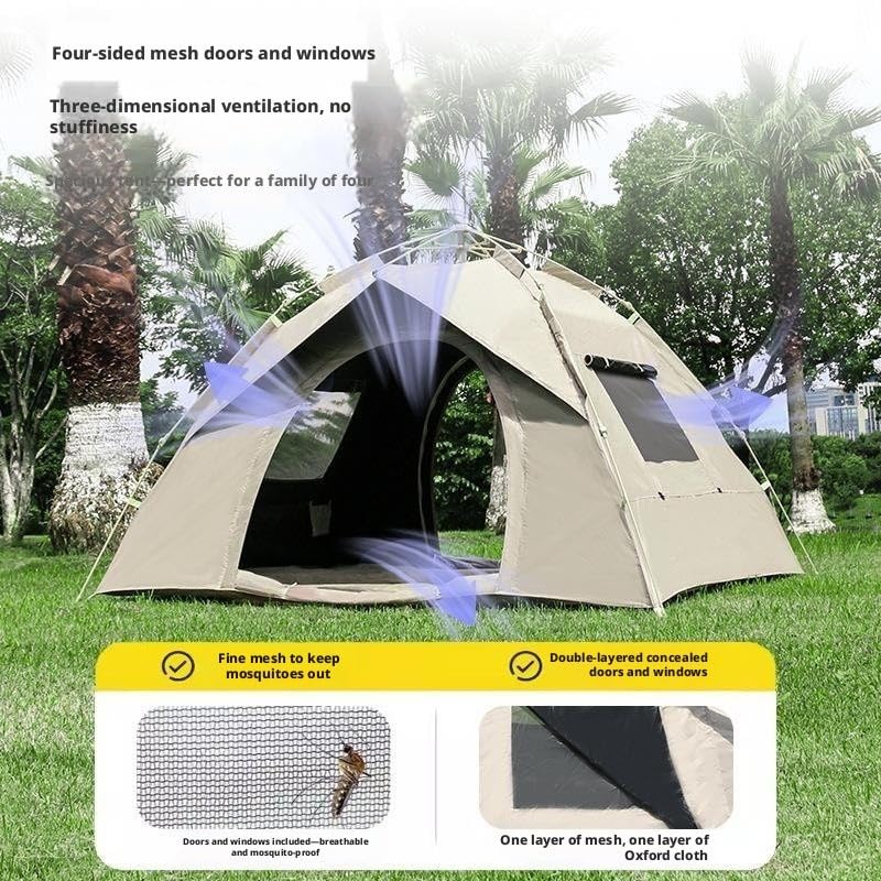 Tents for Camping Quick-Open Camping Tent, 2-Person